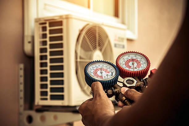 Professional Ac Installation technician working in Lawrence Township, NJ
